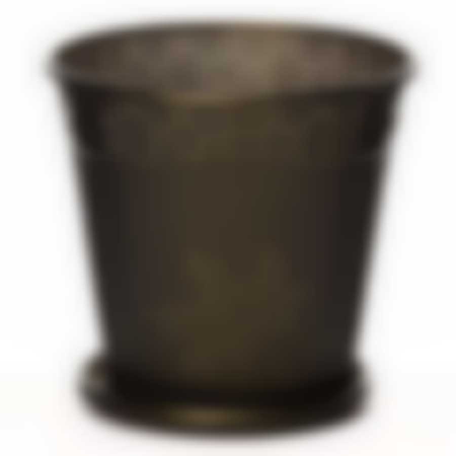 Горшок цветочный с поддоном Клен 2 л (зеленый)