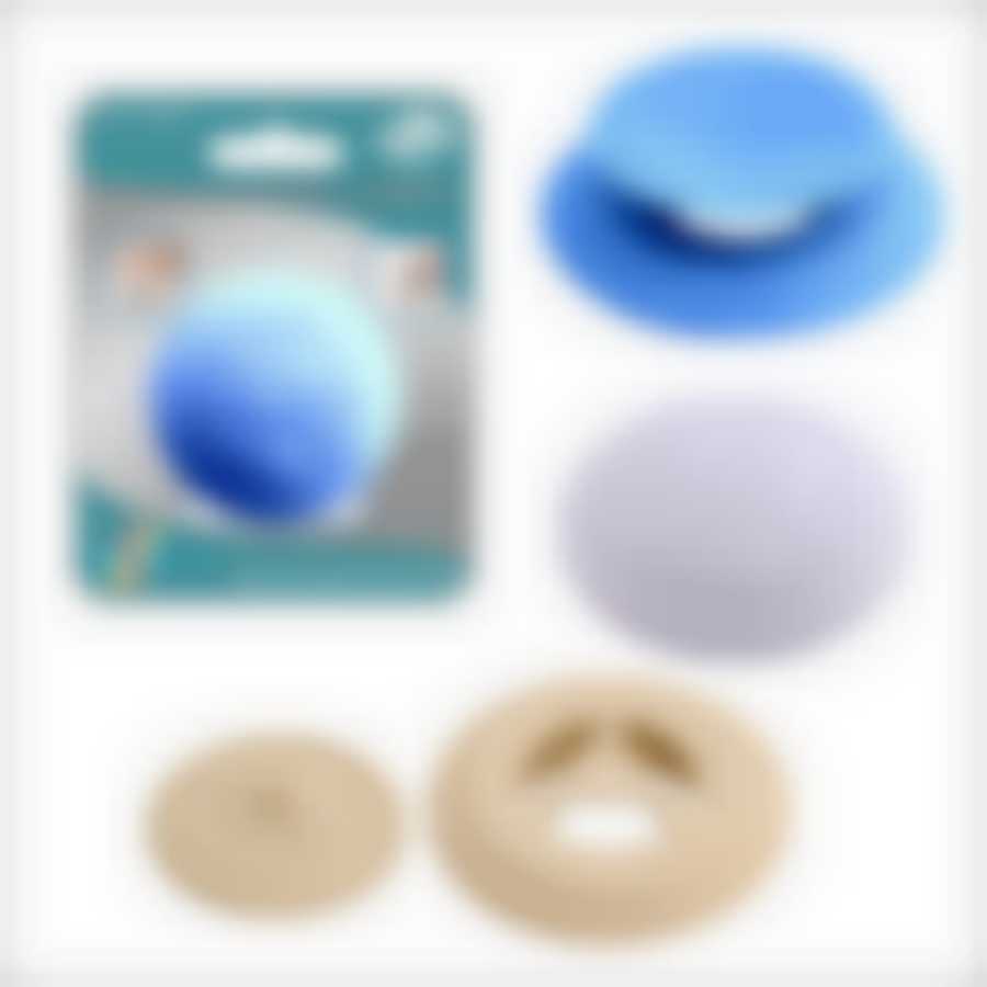 Пробка для ванной со сливом d 6.5 см 3цв NEW