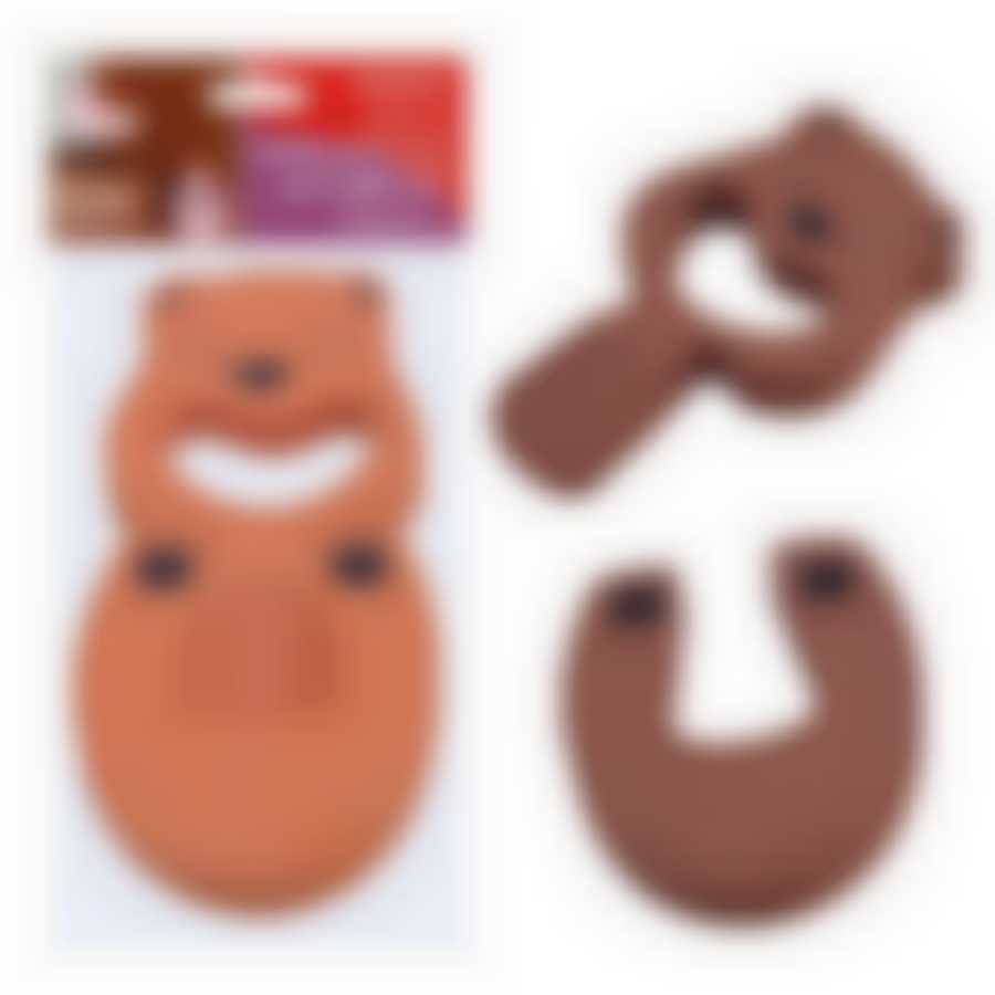 Набор 2 фиксаторов для дверей "Мишка" 2цв. NEW^^