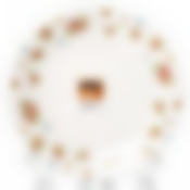 Тарелка столовая мелкая Arcopal Candice, D=25 см