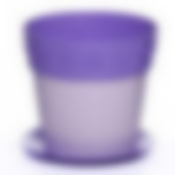 Горшок для цветов с поддоном Лаура 1 л (фиол. - темн. фиол.)