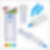 Декоратор *^ для крема с 8 насадками "Эконом" 3цв NEW