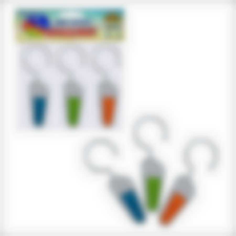 Прищепки для белья с крючком Мультидом, 3 шт