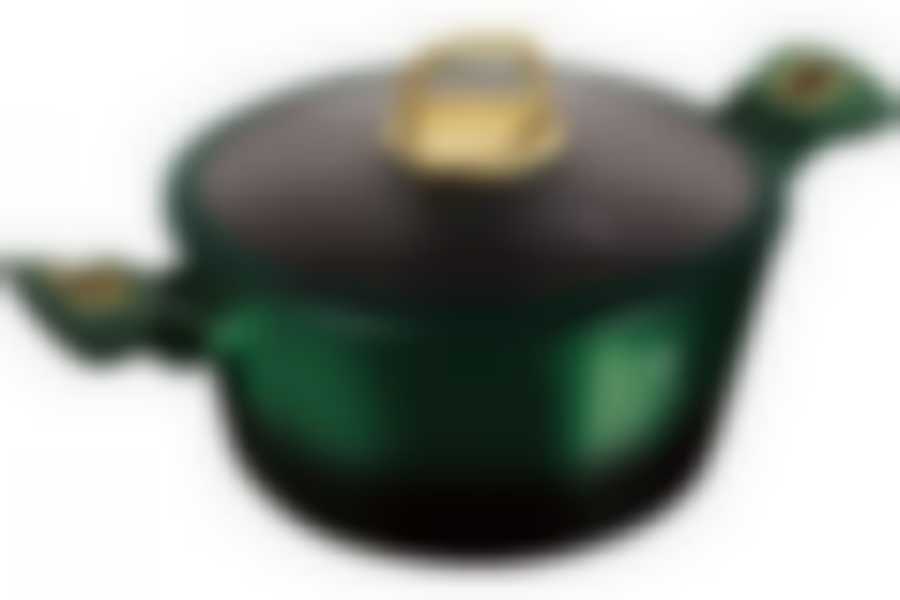Кастрюля с крышкой 20см Emerald Collection Metallic Line