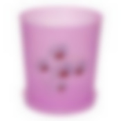 Горшок цв. д/орхидеи "Декор" 1,8л (прозрачно-розовый) (уп.30)