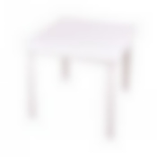 Стол 800х800х740мм квадратный (белый) (уп.1)