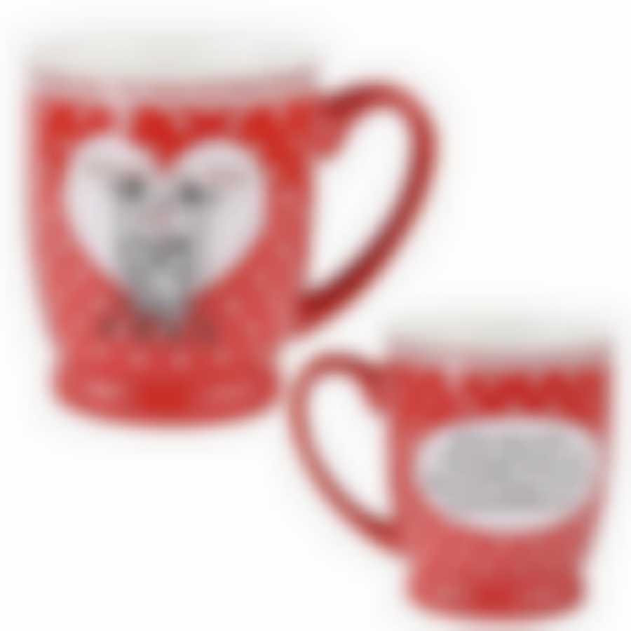 Кружка керамическая "Valentines day" v=330мл. (4вида) (min12) (транспортная упаковка)