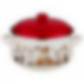 КАСТРЮЛЯ ЭМАЛИРОВАННАЯ, 6,0Л ДИАМЕТР=24 СМ ВЫСОТА=14 СМ