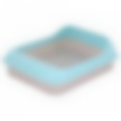 Лоток "Мур-мяу" (с рамкой)(голубой) (уп.17)