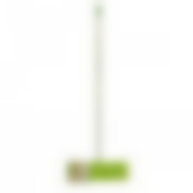 Швабра Флеттер "Умничка" м/фибра, прорезиненная нетелескоп. полосатая ручка 120см (цвет зеленый)