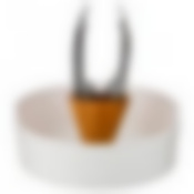 Набор для колки орехов 2пр.: блюдо + щипцы для орехов диаметр=18,5 см высота=7 см