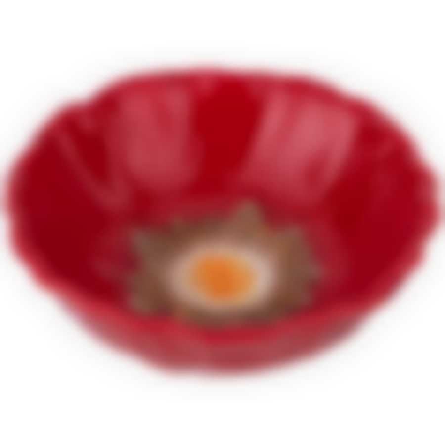 САЛАТНИК "МАКОВЫЙ ЦВЕТ" 17*17*5 СМ