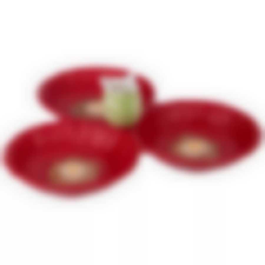 МЕНАЖНИЦА 3-Х СЕКЦИОННАЯ "МАКОВЫЙ ЦВЕТ" 30*30*10 СМ