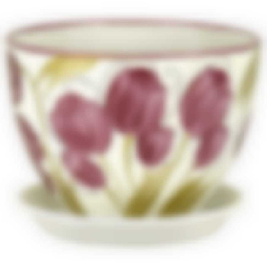Горшок Венеция Тюльпаны 22см РС340/4