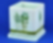 Горшок Кубик "Цветы в горшке" на светлом d15/h17см NK23/2