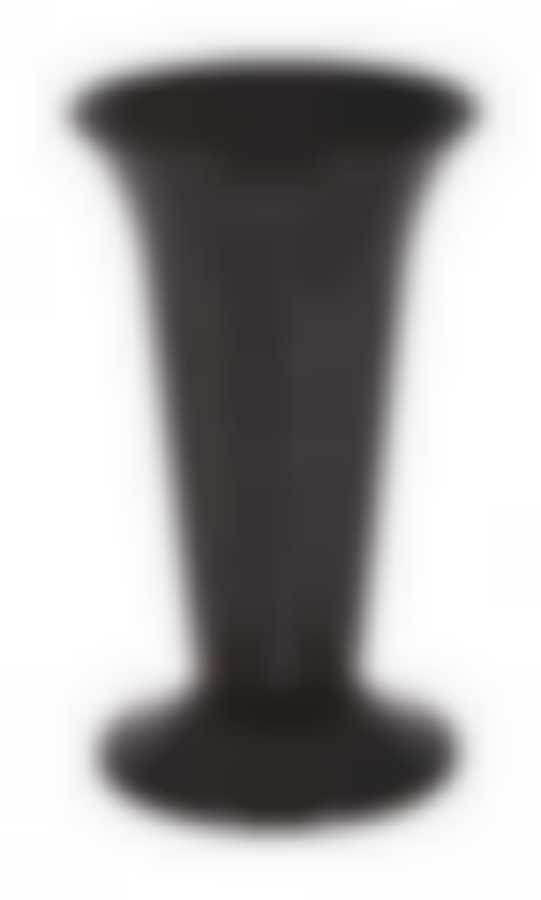 Ваза д/цветов под срезку Д129мм,В217мм (черный) (уп.16)