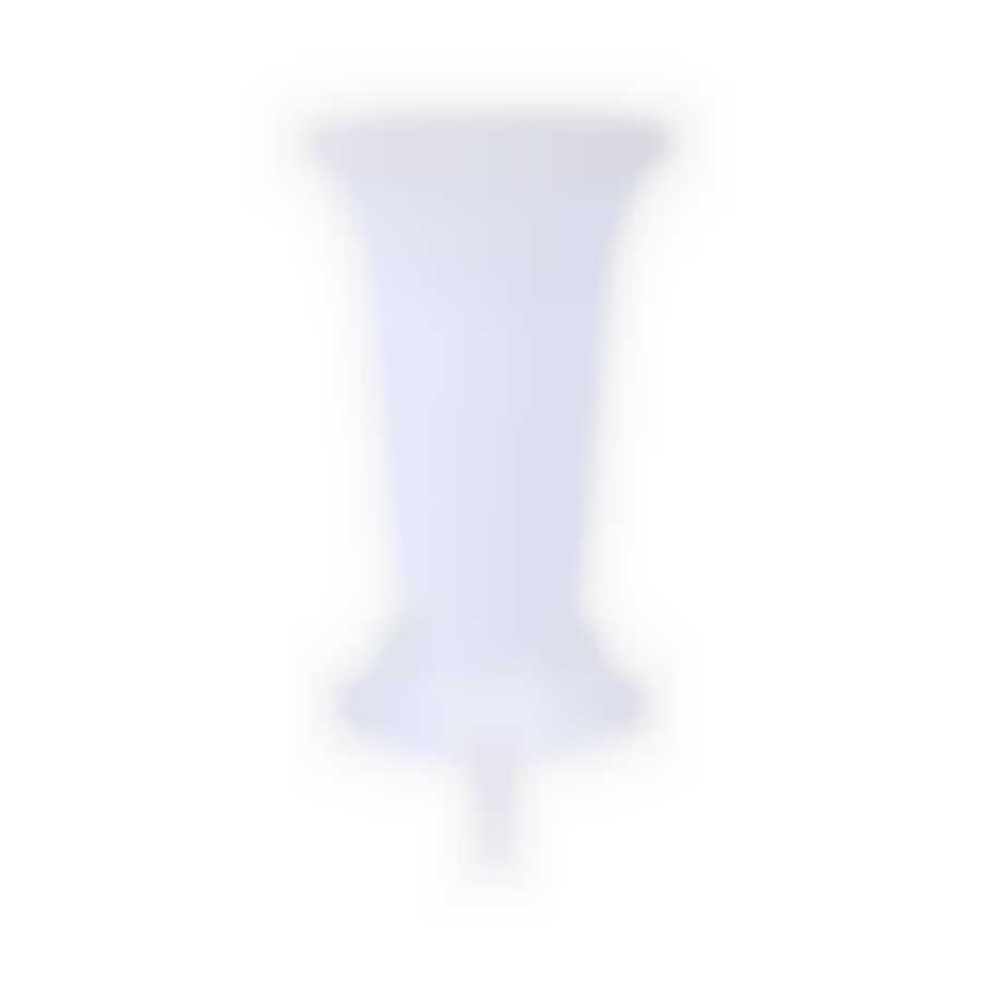 Ваза под срезку Д129мм, В320мм (с колышком)(белый) (уп.9)