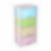 Комод "Колорит" цветной 4-х секцион.