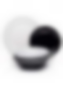 Столовый набор АРЕНА БЛЭК ЭНД УАЙТ 18 предметов