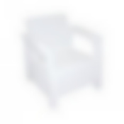 Кресло "Ротанг" (730х700х790) без подуш. (белый)