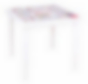 Стол "Веселая компания" квадратный (белый)