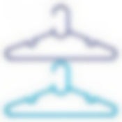 Вешалка для детской одежды. Набор 4 шт. 2цв NEW