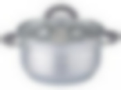 КАСТРЮЛЯ СО СТЕКЛ. КРЫШКОЙ, НЕРЖ.СТАЛЬ, СИЛИКОН. РУЧКИ, 3,9 Л 20*12,5 СМ.