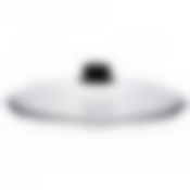 Крышка с ручкой стеклянная 30см низкая без держателя