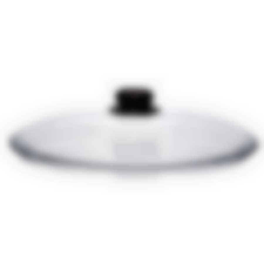 Крышка с ручкой стеклянная 30см низкая без держателя