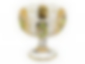 КОНФЕТНИЦА НА НОЖКЕ "ГОЛДЕН" ДИАМЕТР = 12.5 СМ, ВЫСОТА = 13 СМ