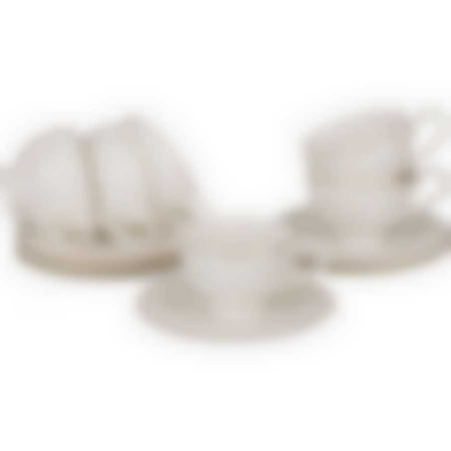 Кофейный набор на 6 персон Lefard Белая Роза, 100 мл