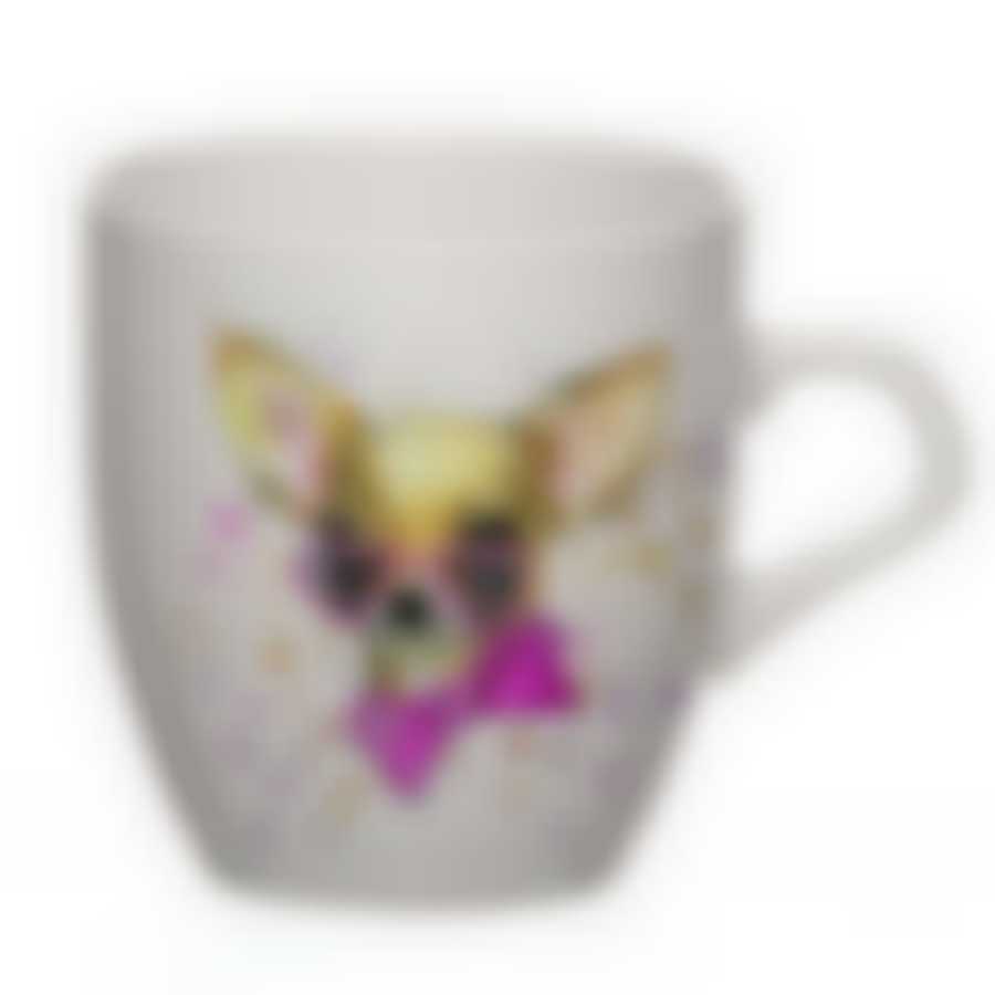 Кружка с ручкой Тюльпан Акварельные собачки 270 мл