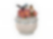 БАНКА ДЛЯ СЫПУЧИХ ПРОДУКТОВ "ПТИЧКИ" ДИАМЕТР=15 СМ. ВЫСОТА=20 СМ.