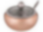 САХАРНИЦА С ЛОЖКОЙ 460 МЛ. ДИАМЕТР=11 СМ. ВЫСОТА=10 СМ.