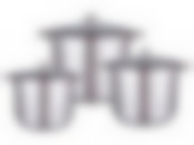 НАБОР КАСТРЮЛЬ СО СТЕКЛЯННЫМИ КРЫШКАМИ, НЕРЖАВЕЮЩАЯ СТАЛЬ 7,5/9,0/11,5Л