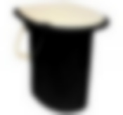 Ведро-туалет 16л (цвет белый ротанг)