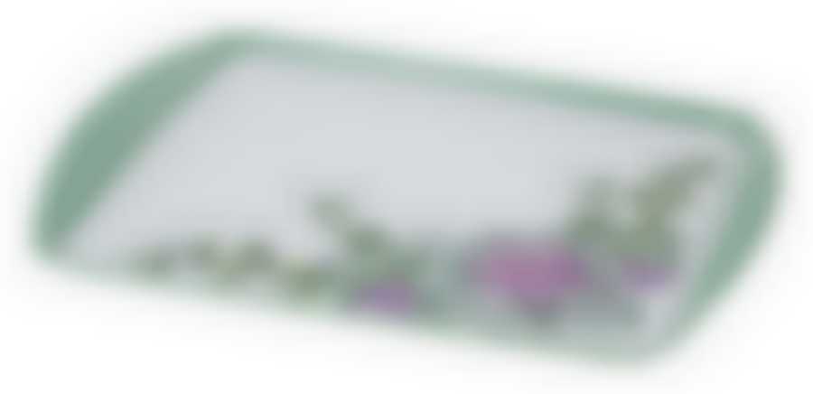 Поднос с рисунком "ДЕКО" 36x26 см (каменная роза)