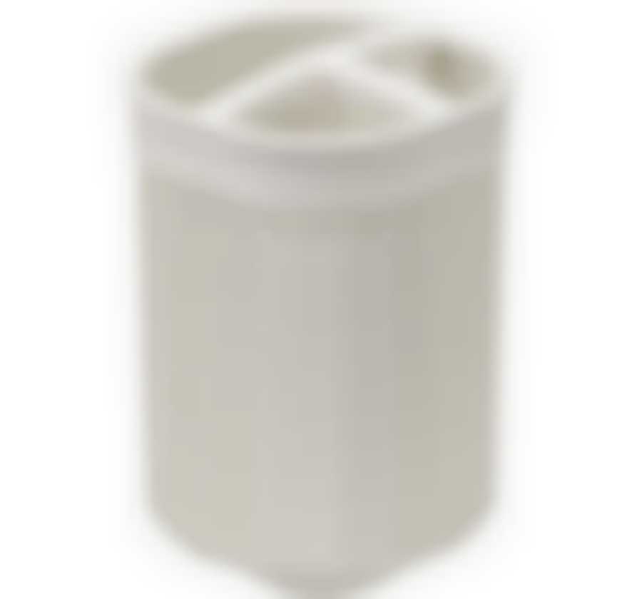 Подставка для зубных щеток Вязание Белый ротанг