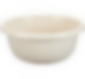 Миска круглая, объем 1,8 л (белый ротанг)