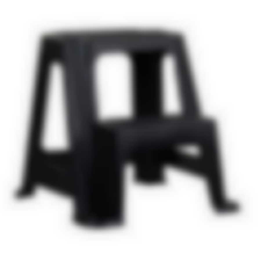 Табурет универсальный со ступенькой (черный)