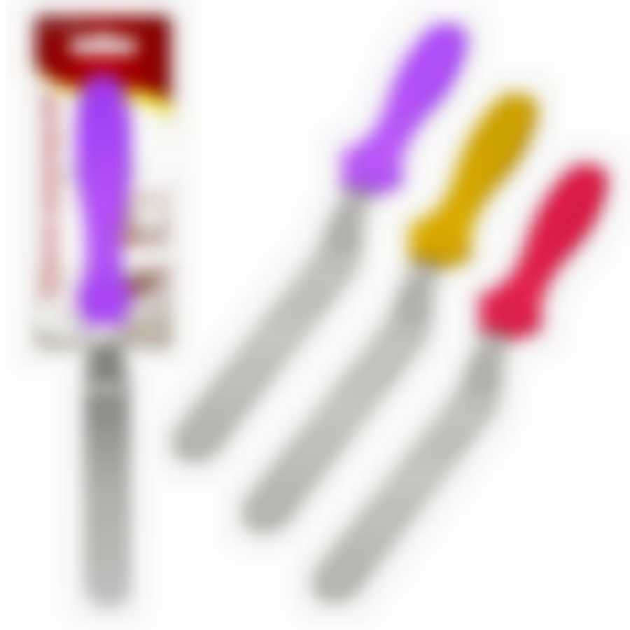 Шпатель кондитерский. Длина 23см. 3цв.