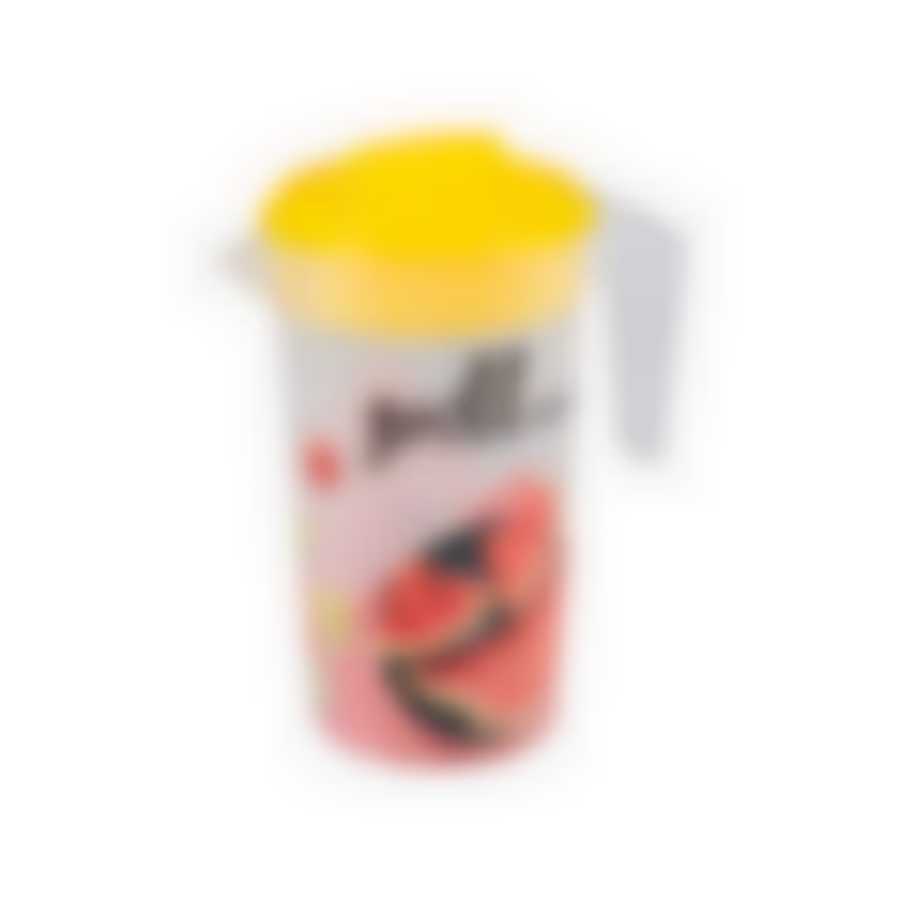 "GRILL MENU" Кувшин с крышкой с декором 1,2л (цвет в ассортименте)