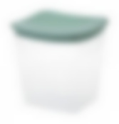 Емкость для сыпучих продуктов квадратная 1л (фисташковый)