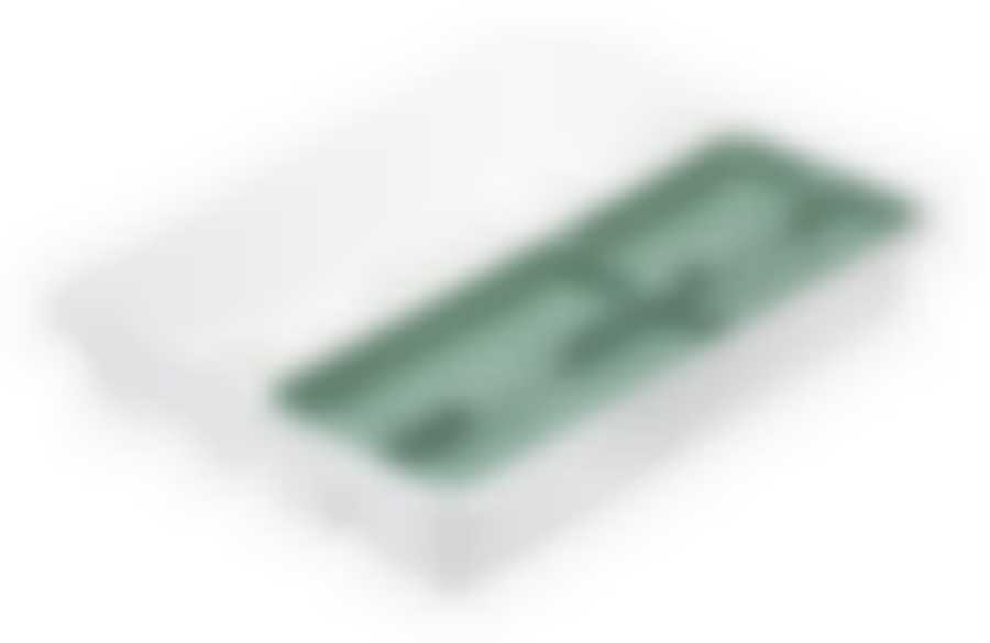 Лоток-вкладыш для столовых приборов 2-х уровневый (фисташковый)