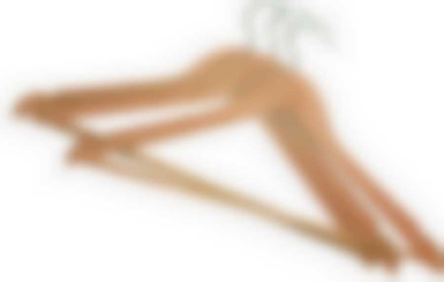 Вешалка для одежды деревянная 3шт., шт