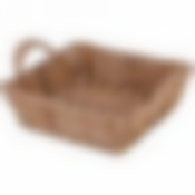 КОРЗИНКА С РУЧКАМИ КОЛЛЕКЦИЯ "НАТУРЕЛЬ" 19*19*7/10 СМ