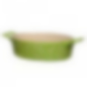 Форма керам 30х16х7см овал зеленый ТМ Appetite