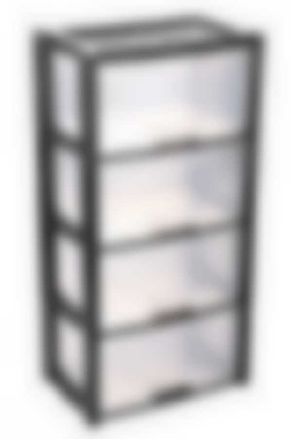 Комод "Колорит" 4-х секцион. (черный)