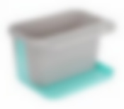 Подставка д/моющих средств "Тиффани" (серо-бирюз.)