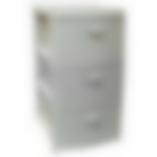 Комод Ротанг 3 секции (белый ротанг)